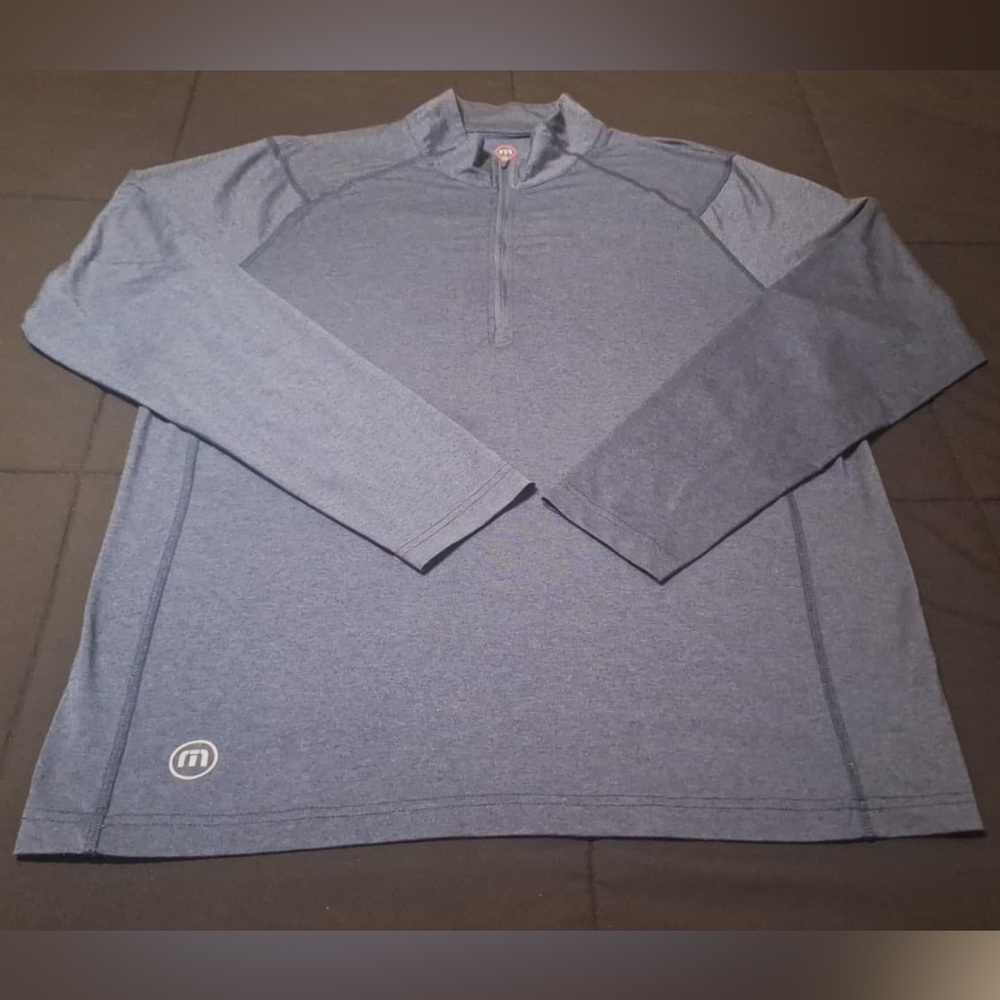 Travis Mathew 1/4 Zip Pullover Mens L Lightweight Long Sleeve Golf Performance